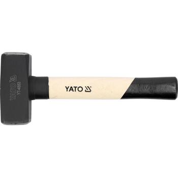 Yato akmens kalšanas āmurs YT-4553, 2000 g, 300 mm, 120 mm, 50 mm, koka rokturis, auksti kalts, melns, DIN 6475 (YT-4553)