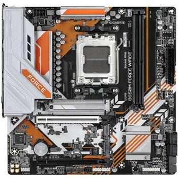 Gigabyte B850M FORCE WF6E mātesplate, AMD Ryzen 9000 sērijas, 8+2+2 fāzes digitālais VRM, līdz 9600MHz DDR5, 3*M.2, Wi-Fi 6E (B850M FORCE WF6E)