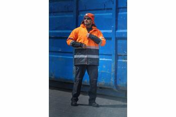 Hogert ADEL HT5K928-3XL, 3XL, 180 g/m², OXFORD 300D poliesters ar PU pārklājumu, EN ISO 20471 2. klase, EN 343 3/1, EN 14058 -5°C (HT5K928-3XL)