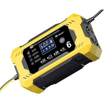 Tracer Akumulatora lādētājs TRABAT47776, 12V, 6A, LED/LCD, automātiskā uzlāde, pārlādēšanas aizsardzība (TRABAT47776)