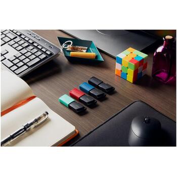 Kingston USB флеш-накопитель DTXM/256GB, 256 GB, USB 3.2 Gen 1, черный/теал, 1 шт, -20 - 85 °C, 0 - 60 °C (DTXM/256GB)