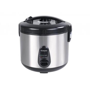 Beper Пароварка для риса P101VAP002, 400W, 1л, антипригарный алюминий, паровая подставка, функция поддержания тепла (P101VAP002)