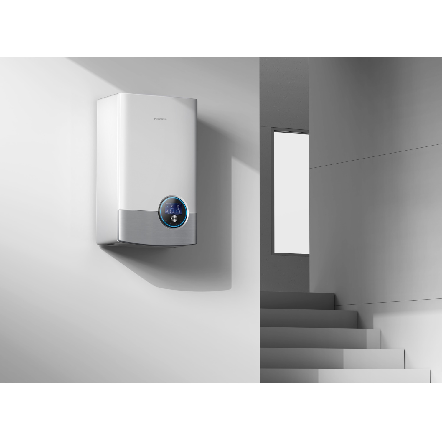 Siltumsūkņa iekštelpu bloks Split tipa ar 8 kW jaudu balts Hi-Therma AHM-080HCDSAA Hisense (AHM-080HCDSAA)