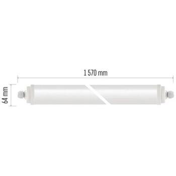 Emos LED пылезащитная лампа ZT4520, 51 W, 6000 lm, IP65, 220–240 V, 230 mA, 50 000 ч, 120°, 4 000 K (ZT4520)
