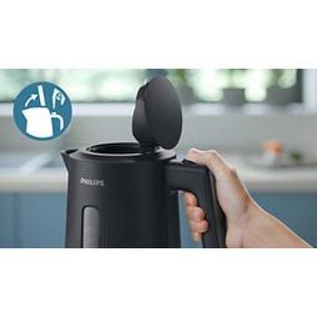 PHILIPS 3000. sērijas tējkanna, 1.7L, melna (HD9411/90)