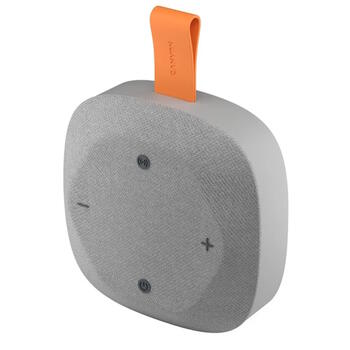 Портативная Bluetooth колонка мощностью 8 Вт и защитой от воды IPX5 HEXAGON 10 TWS Серый Оранжевый CNE-CBTSP10GO CANYON (CNE-CBTSP10GO)