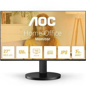 Aoc LCD монитор 27B3HA2 68.6 см 1920 x 1080 FHD, 100Гц, 4 мс, IPS, 178° угол обзора, 2 динамика, VESA крепление (27B3HA2)