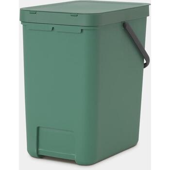 Brabantia Sort & Go мусорное ведро 129964, 25 л, 40 см, Fir Green, для сортировки, с крышкой (129964)