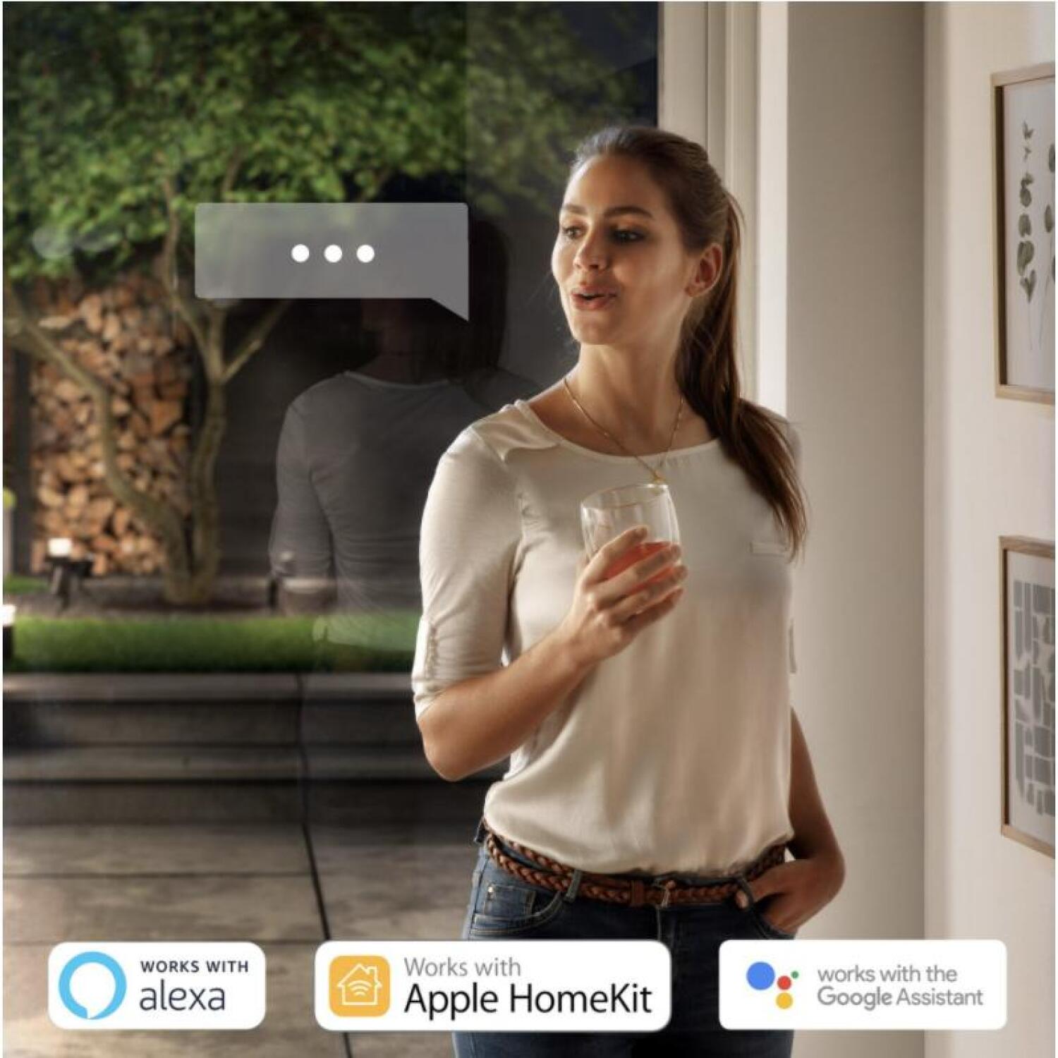 Philips Hue уличный настенный светильник Impress 8718696174333, 8Вт, IP44, 1180лм, 2000-6500К, LED, Bluetooth, Zigbee (8718696174333)