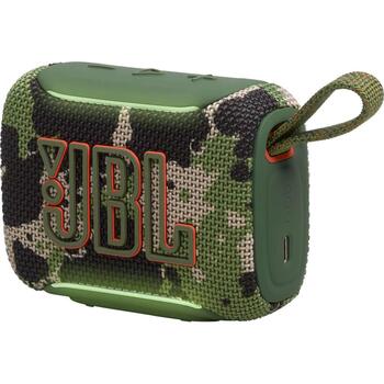 JBL Go 5 JBLGO5SQUAD, портативная Bluetooth-колонка, 4,8 Вт RMS, 45 мм, IP68, 8 ч, USB-C, камуфляж (JBLGO5SQUAD)