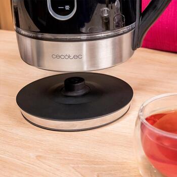 Cecotec Чайник Thermosense 400 VisionLight 1449, 2200Вт, 1.7л, нержавеющая сталь, поворотная база 360°, 7 настроек температуры (1449)