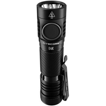 Nitecore E4K, Rokas lukturis, 4400 lm, 4 LED, IP68, Ūdensizturīgs līdz 2 m, Šoka izturīgs līdz 2 m, Li-Ion 5000 mAh, USB uzlāde (E4K)