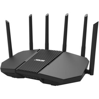 Asus маршрутизатор 90IG0A30-MO9C10 Wi-Fi 7 9400 Мбит/с, Три диапазона, 4x 2.5G порта, AiMesh, 6 антенн, Черный (90IG0A30-MO9C10)