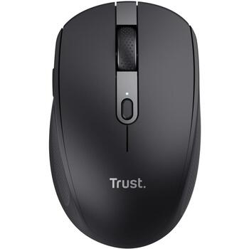Trust Ozaa Мышь USB Оптическая WRL 24819, 3200 DPI, 6 кнопок, беспроводная, USB Type-A, Bluetooth, перезаряжаемая, тихий клик (24819)
