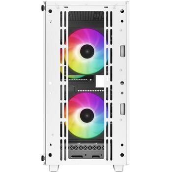 Deepcool ARGB Micro-ATX КОРПУС CC360 R-CC360-WHAPM3-G-1, 1x USB3.0, 1x USB2.0, 1x Audio, 2x 3.5