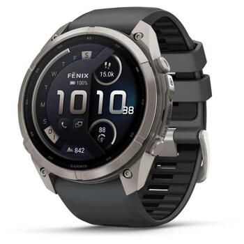 Garmin умные часы Fenix 9 Pro 010-04338-01, 47мм, титановый корпус, AMOLED 1.4