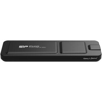 Silicon Power Портативный SSD PX10 SP020TBPSDPX10CK, 2TB, USB 3.2 Gen 2, 1050MB/s, USB-C, черный (SP020TBPSDPX10CK)