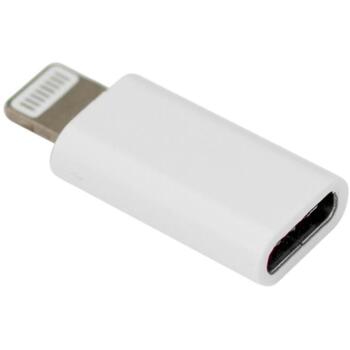 Sbox AD.IPH-TYPEC/R адаптер, IPH/8 M - TYPE-C F, 480 Мбит/с, белый (AD.IPH-TYPEC/R)