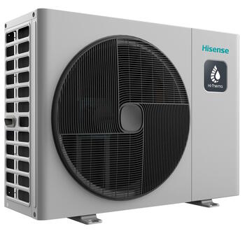 Siltumsūkņa āra bloks Split tipa ar 14 kW jaudu balts Hi-Therma AHW-140HEDS1 Hisense (AHW-140HEDS1)