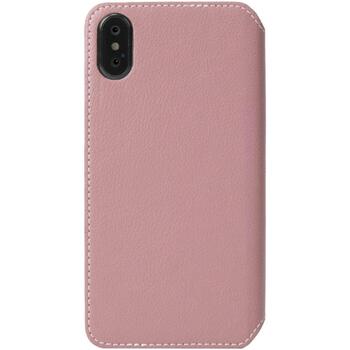 Krusell Pixbo 4 Card SlimWallet Apple iPhone XS Max, 61489, 16,5 см, фолио, 4 кармана для карт, розовый, кожзам (61489)