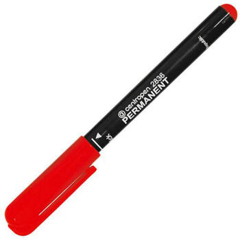 Маркер, перманентный, круглый, Ø2 мм, красный 6 2836 0004 CENTROPEN (6 2836 0004)