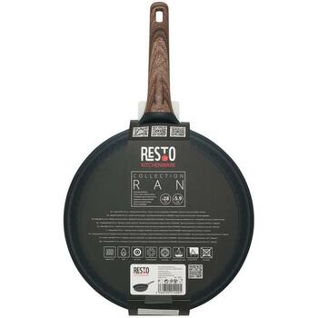 Resto Panna 93911 28 cm, Alumīnijs, Dziļums 280 mm, Platums 280 mm, Augstums 60 mm, PFLUON pārklājums, Koka rokturis (93911)