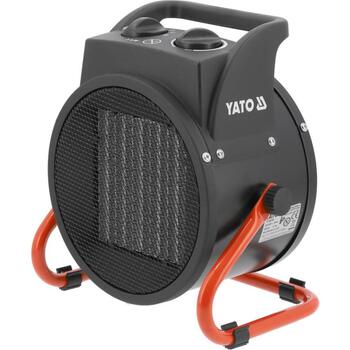 Yato elektriskais sildītājs YT-99705, 3000 W, 30 m², 245 m³/h, 220-240 V, 50 Hz, PTC, IPX0, 85 °C, 1.3 m, 3 režīmi, metāla korpuss (YT-99705)