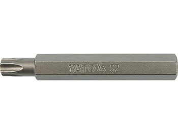 Yato бита для отвертки YT-0406, T40, 30 мм, S2, CRV 6150, пескоструйная обработка, 10 мм, шестигранный держатель (YT-0406)