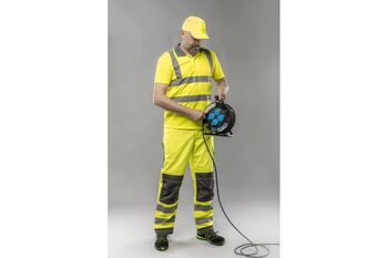 Hogert HT5K364-XL, augstas redzamības bikses, XL (54), 80% poliesters, 20% kokvilna, 270 g/m², EN ISO 20471 1. klase, CAT.II (HT5K364-XL)