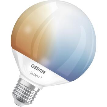 Osram умная светодиодная лампа SMART+ MATTER Globe 95 100 827 865 TW 4058075851184, E27, 14Вт, 1521лм, 2700-6500K, Wi-Fi, Matter (4058075851184)