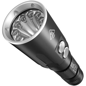 Nitecore Rokas lukturis DL30, 1000 lm, 12400 cd, 18650/CR123 akumulators, 9 h akumulatora darbības laiks, 34 mm galvas diametrs (DL30)