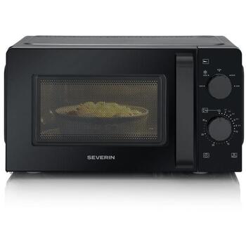 Severin Микроволновая печь MW 007580, 700W, 19л, 6 уровней мощности, 30 мин таймер, ручной переключатель, подсветка (MW 007580)