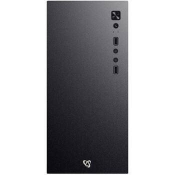 Sbox Datoru korpuss PCC-12 + PSU-400, 2x3,5 collas, 1x2,5 collas, 2x USB 2.0, HD audio, 4 PCI, GPU 250mm, CPU 140mm (PCC-12 + PSU-400)