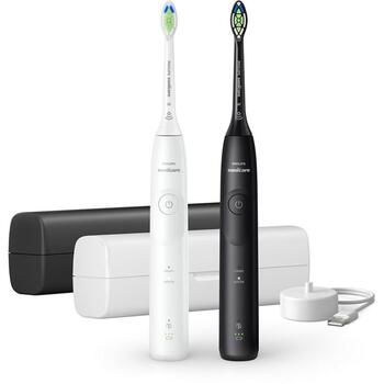 Philips Elektriskā zobu birste HX7119/02 Sonicare Series 5500, 2 gab., 2 galviņas, 62000 kustības/min, Li-Ion, balta/melna (HX7119/02)