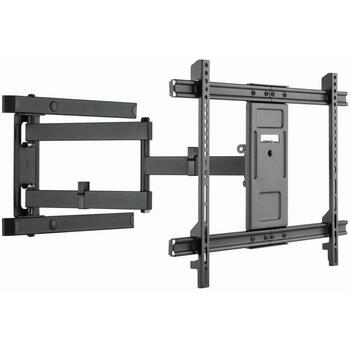 Gembird sienas stiprinājums WM-80ST-05, atbalsta 1 televizoru, 37-80 collas, VESA 200x200-600x400 mm, 50 kg, 180° pagrieziens (WM-80ST-05)