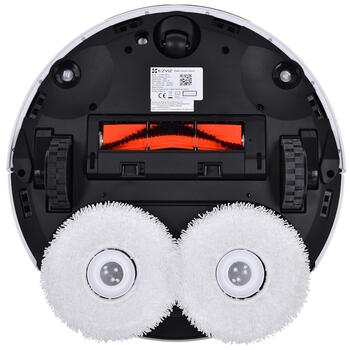 Ezviz CS-RS2-TWT2 robotizētais putekļsūcējs un mopu robots, 4000 Pa, 180 RPM, 5200 mAh, 220 min, 0.4 L, 0.15 L, 5.5 L, 5 L, Wi-Fi (CS-RS2-TWT2)