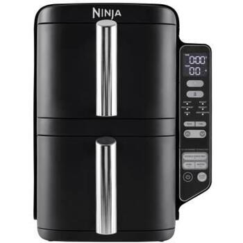 Ninja aerogrils SL300EU, 2470 W, 7.6 l, 40-240 °C, 6 režīmi, 2 atvilktnes, taimeris, negatīvs pārklājums (SL300EU)