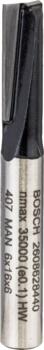 Gropju frēze 6 mm D1 19 mm, L 19,58mm,G51mm, Rokas frēzēm, malu frēzēm GROPJU FRĒZE STANDARD FOR WOOD, 2608628440, BOSCH (2608628440)