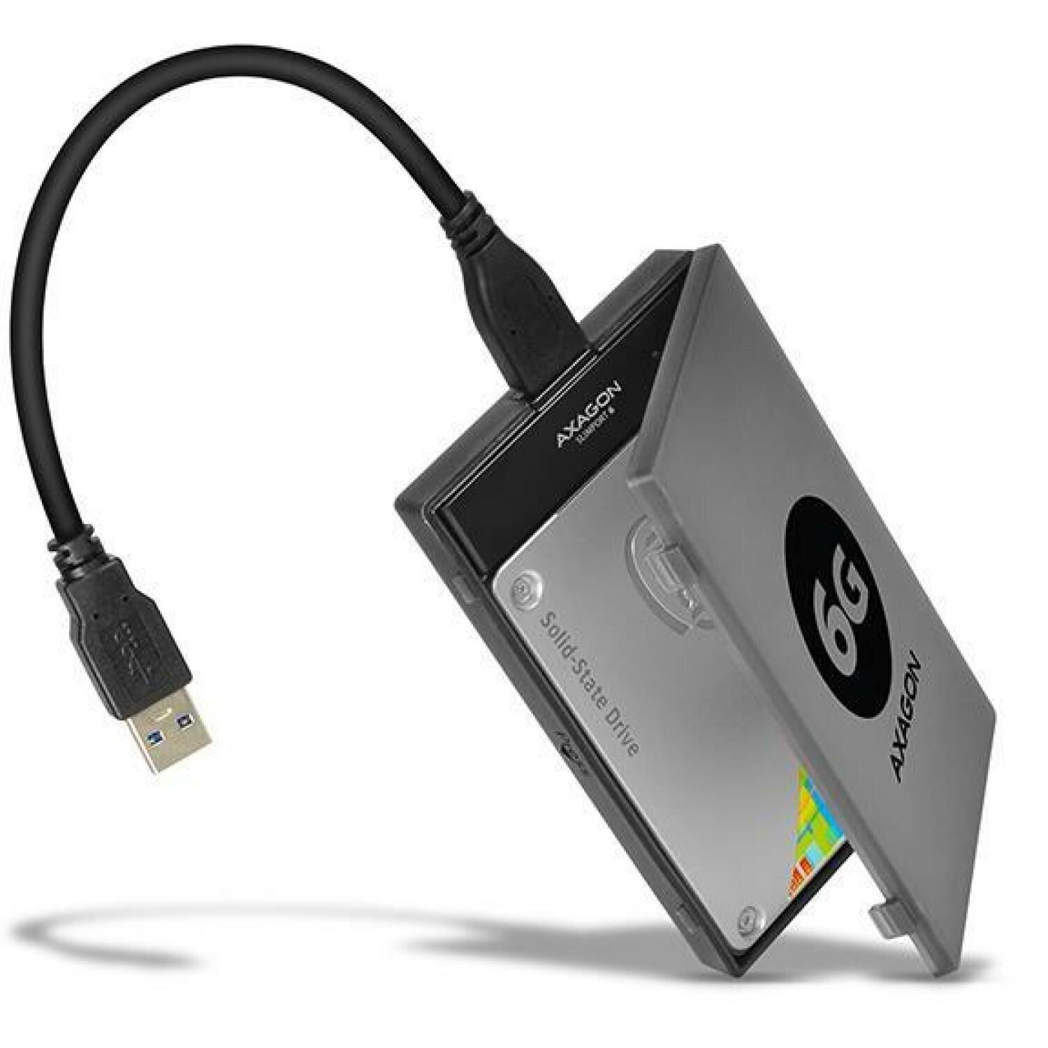 Axagon HDD адаптер ADSA-1S6, USB 3.0, SATA 6G, 2.5