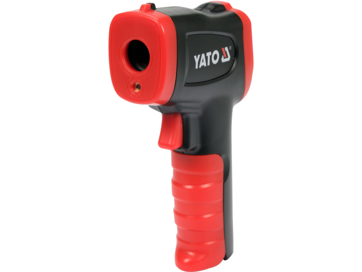 Yato YT-73200 инфракрасный термометр, от -50°C до +600°C, ±1.5°C, 12:1, 0.1°C, 500мс, лазерный прицел, ЖК-дисплей (YT-73200)