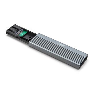 Digitus SSD корпус DA-71120-1, 10 Гбит/с, USB-C 3.1 Gen 2, M.2 NVMe, 1 x внутренний, алюминий (DA-71120-1)