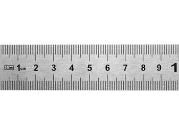 Yato линейка YT-70721, 300мм, 25мм, 1мм, нержавеющая сталь, метрическая шкала, класс II, гибкая (YT-70721)