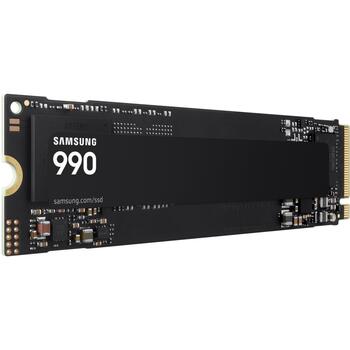 Samsung 990 SSD M.2 PCIe 4.0x4 NVMe, 2000GB, 7250/6450MB/s, 850K/1200K IOPS, V-NAND, 256-bit AES, TCG Opal 2.0, TRIM, S.M.A.R.T. (MZ-V9V2T0BW)