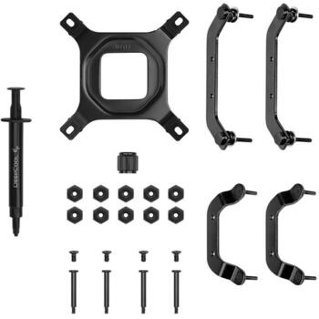 Deepcool AN400 BK procesora dzesētājs R-AN400-BKWNMN-G, 92 mm ventilators, 500-2950 apgr./min, 31.18 cfm, 23.2 dBA, 4 kontaktu PWM (R-AN400-BKWNMN-G)