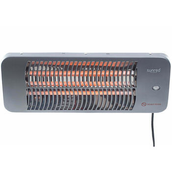 Infrasarkanais sildītājs 2000 W ar sienas/stiprinājuma kronšteinu ARTIX SB BRIGHT HANGING CE17SQ-B Sunred (LUG-2000W)