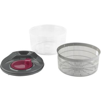 Jata Нож для салата HACC4554, 22,8x16,5см, 3л, отверстие для впуска и выпуска жидкости, без BPA, двусторонний поворот (HACC4554)
