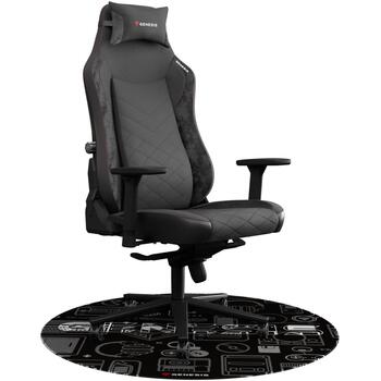 Genesis Aizsargājošs Grīdas Paklājs Tellur 300 Apaļais, 100cm, Poliesters, Antislip, Spēļu izmantošanai (NDG-2083)
