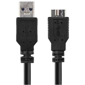 Emos USB-кабель S70203, 1м, черный, 3.0, 5 Гбит/с, A разъем – микро B разъем, для зарядки/переноса данных (S70203)