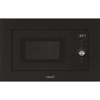 Cata Встраиваемая микроволновая печь MC 20 D B 07510312, 20л, 700Вт, гриль 1000Вт, 24.5см, черная, LCD, сталь (07510312)