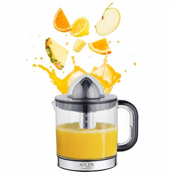 Super kompakta un ērta elektriskā citrusaugļu sulu spiede 40W 1 ātrums Melna AD4012 Adler (AD 4012)